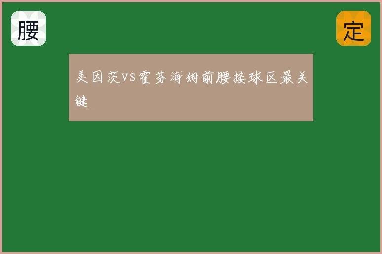 美因茨vs霍芬海姆前腰接球区最关键